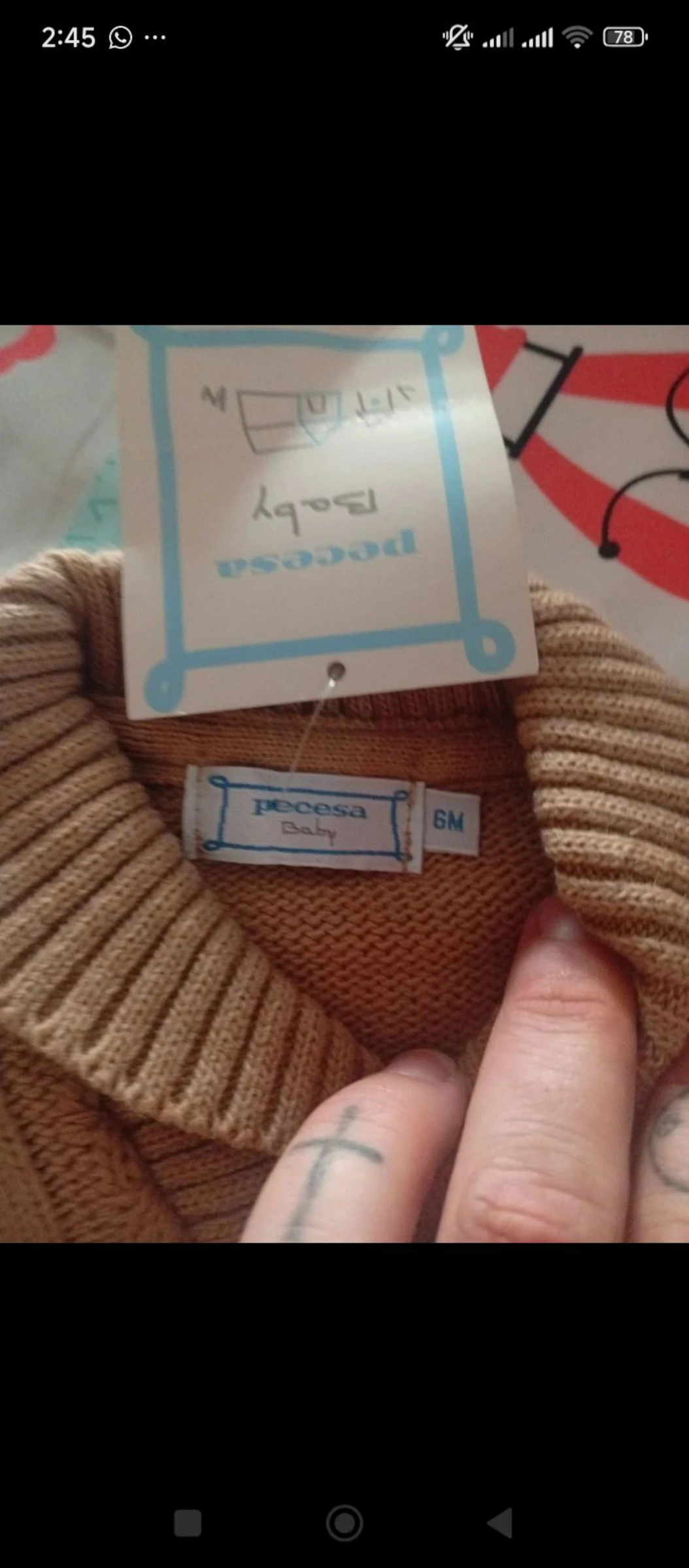 Precious baby sweater new with tags – photo 7